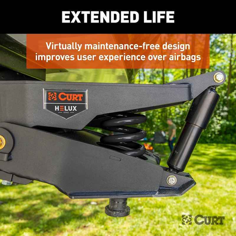 CURT 2024044568 Helux Air-Ride Gooseneck Fifth Wheel Trailer Hitch Pin Box – image 4