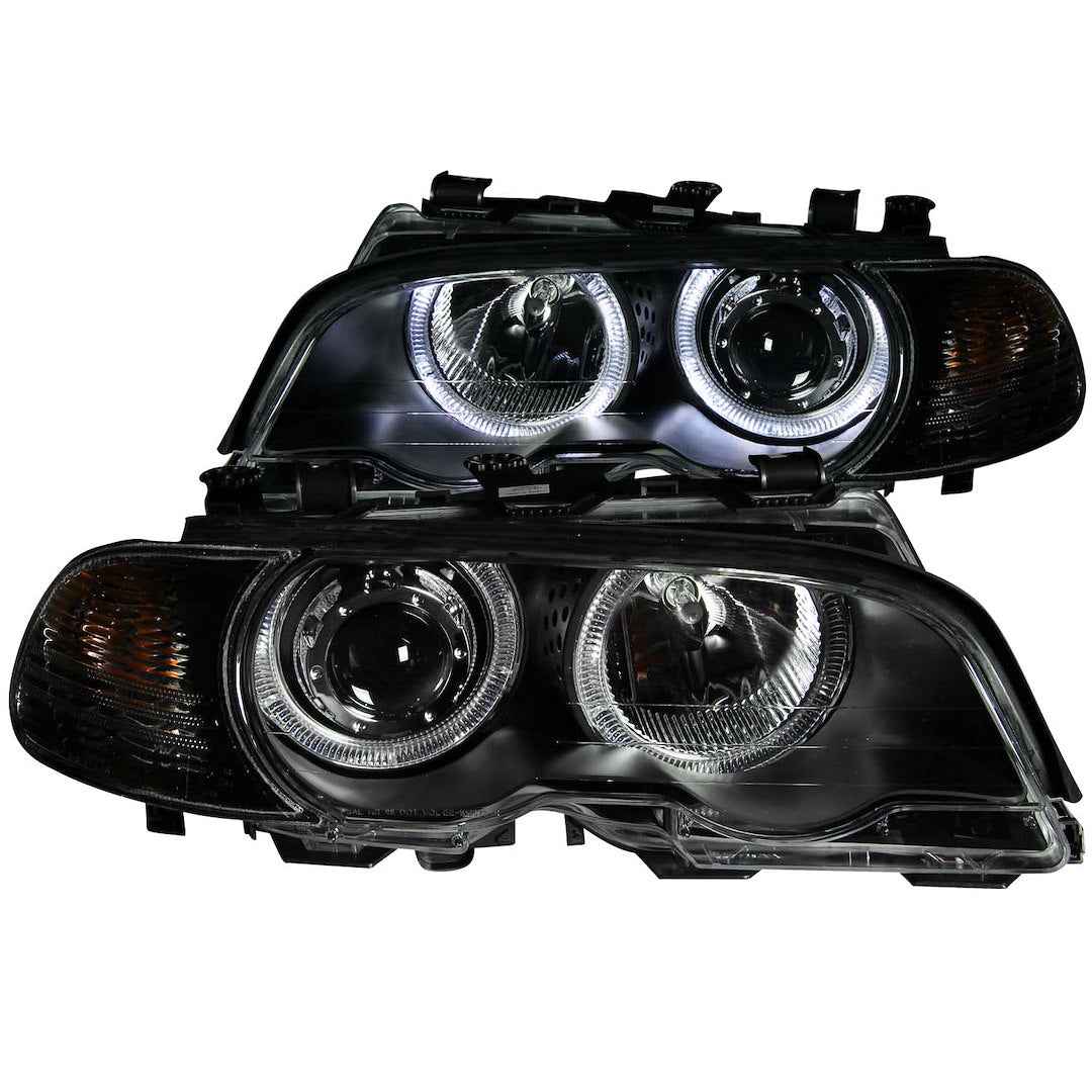 ANZO USA 121269 Black H7 Projector Headlight Pair