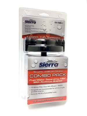 Sierra Marine 1879861 3/8-Inch Aluminum Fuel/Water Separator