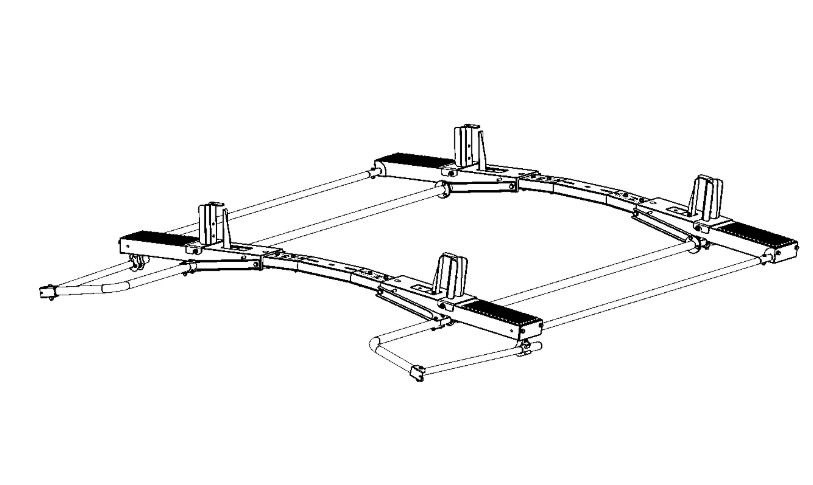 Holman 4095L Low-Roof NV/GM Double Drop-Down Rack