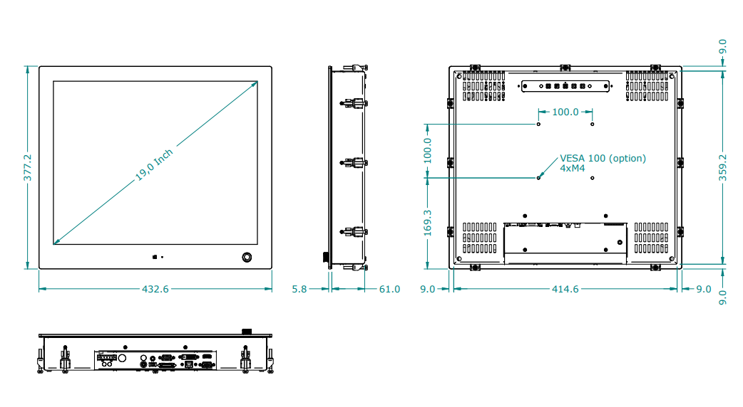 Seatronx Pht-19 Touch-Operated Display Monitor