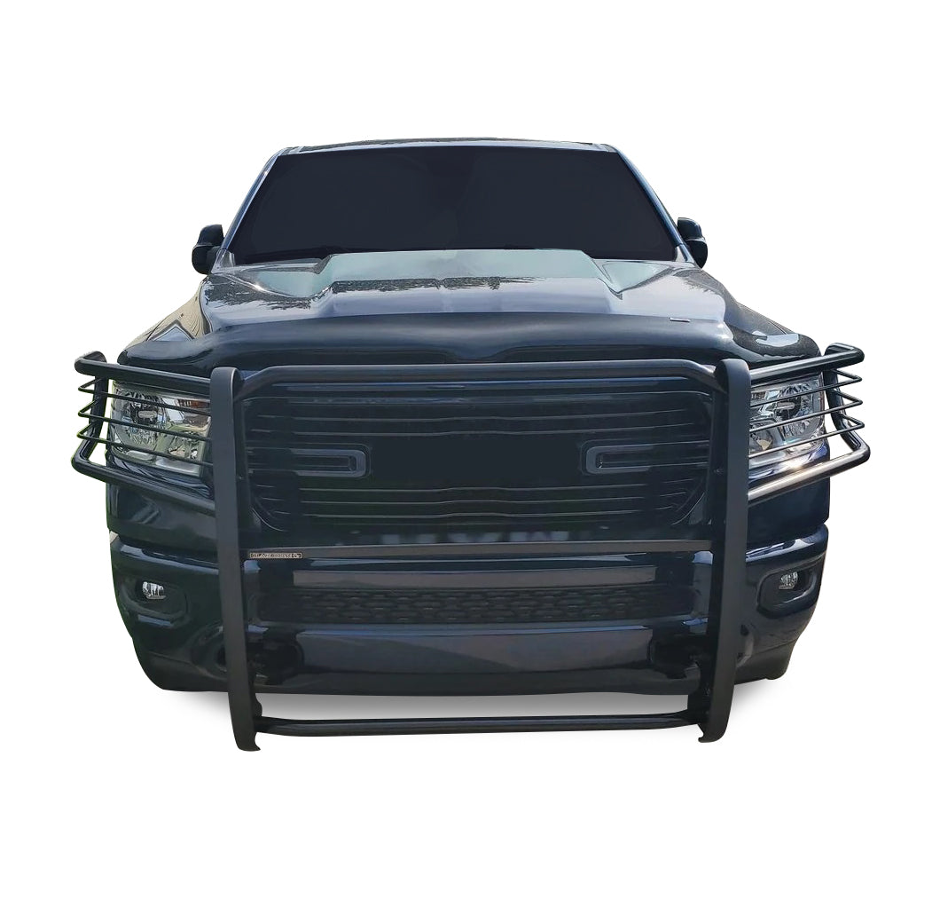 Black Horse Offroad 17DG111MA Ram 1500 Black Modular Grille Protector - image 4