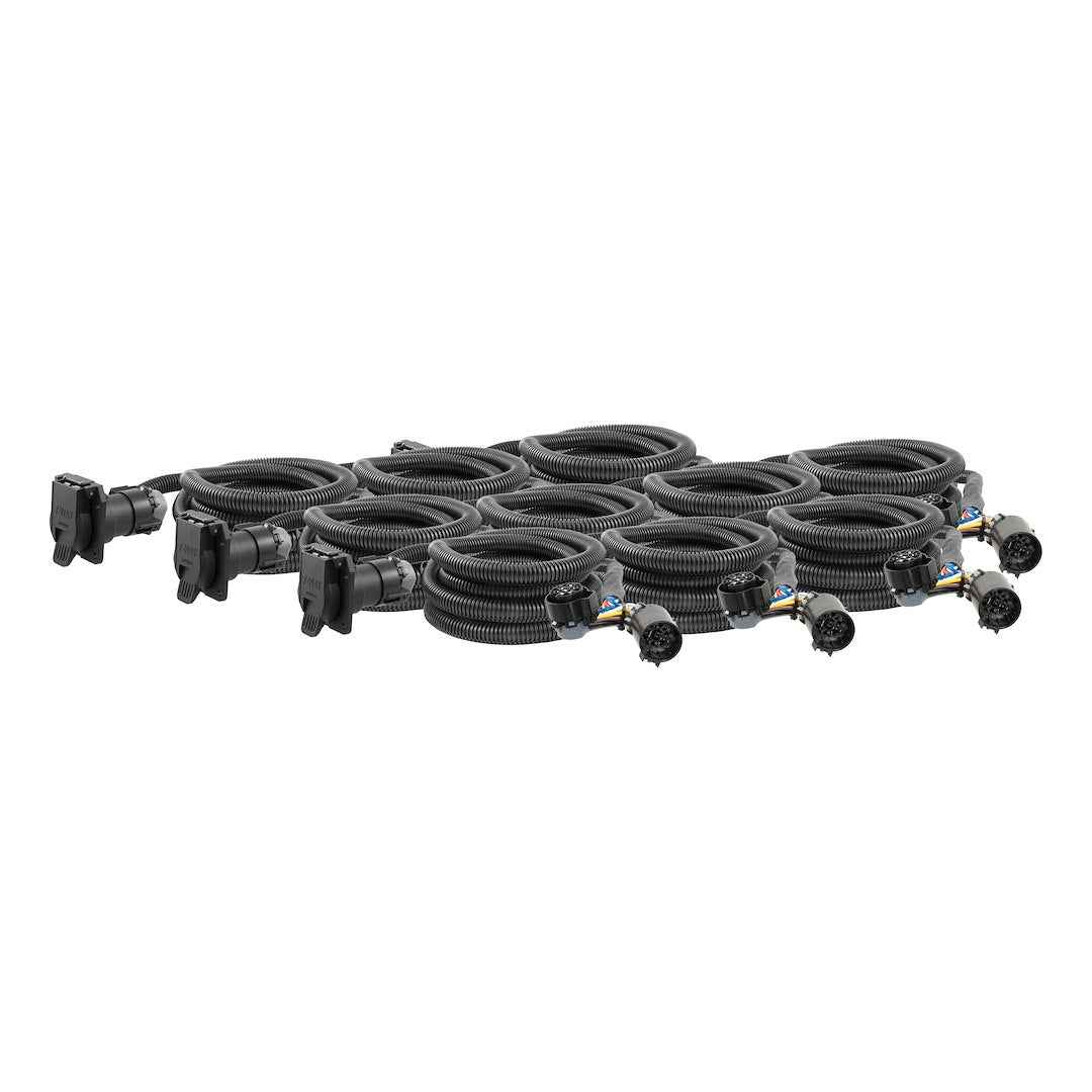 CURT 56000010 10-ft In-Bed 7-Way Extension Harnesses, Ten-Pack