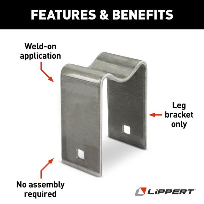Lippert Components 113511 Trailer Landing Gear Mounting Bracket - image 2