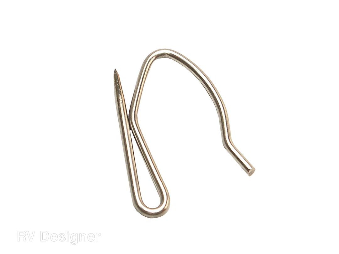 RV Designer Window Curtain Hook (A113) – Material: Stainless Steel