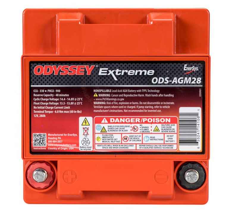Odyssey Battery ODS-AGM28 AGM Powersports Battery Odyssey Group 28 28Ah 330CCA – image 6