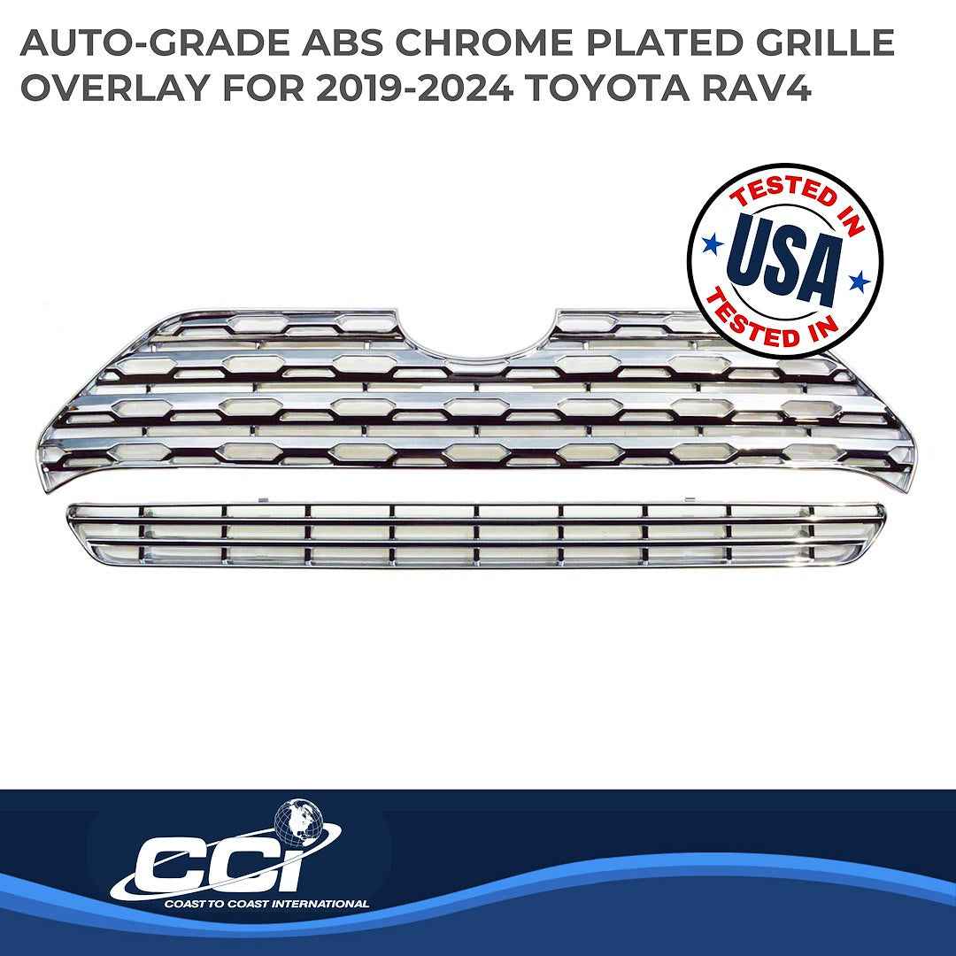 Coast To Coast GI500 RAV4 OE-Look Chrome Bar Grille Trim