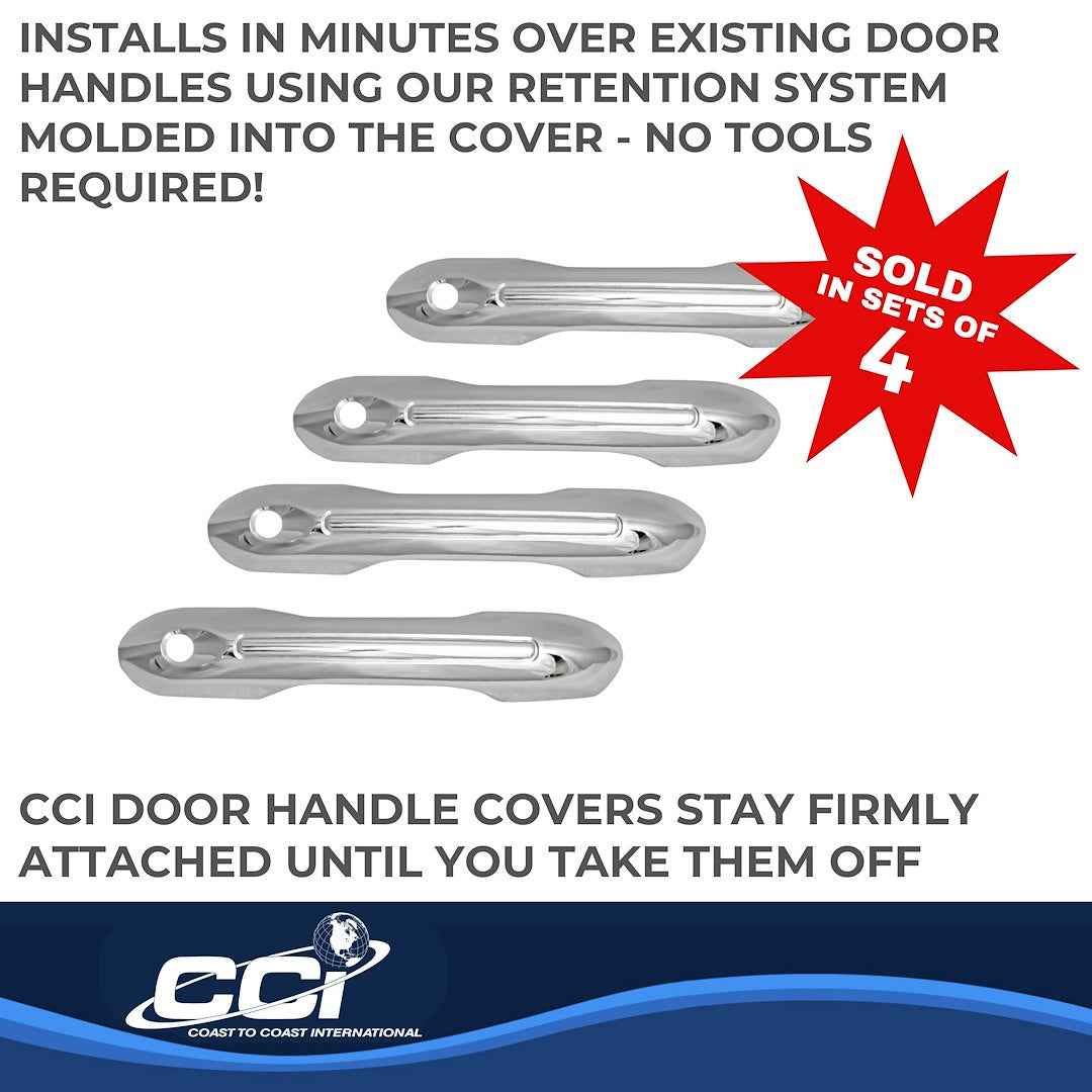 Coast To Coast DH68585B Explorer Chrome Driver-Keyhole Overlays