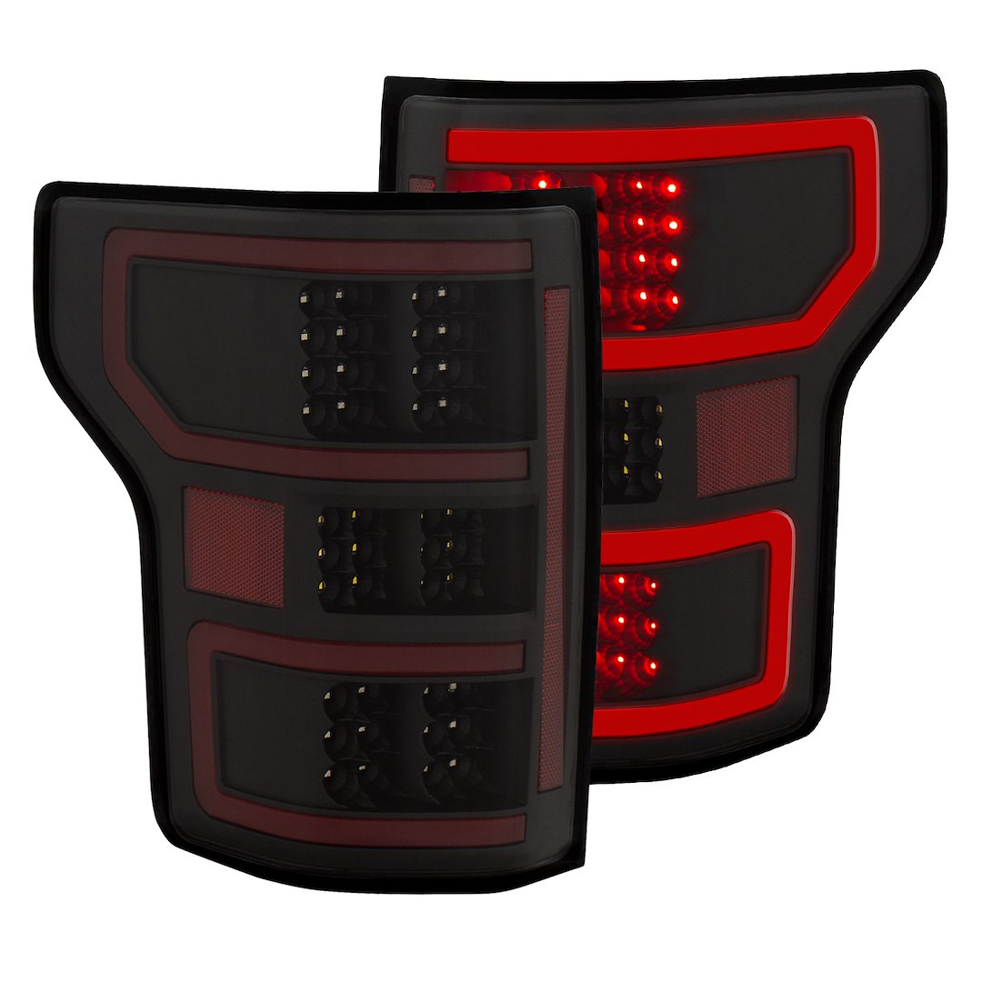 ANZO USA 321338 F-150 Clear-Lens LED Tail-Light Pair, Black - image 1