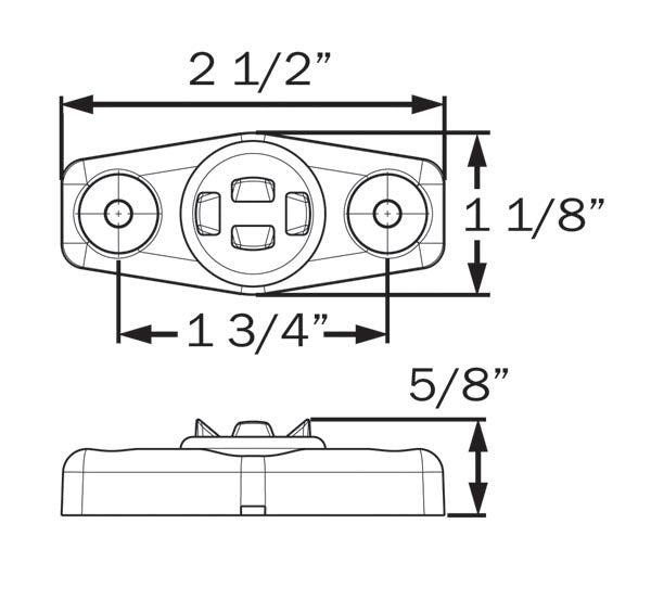 Optronics MCL14CAGBP LED Clearance/Marker Lamp