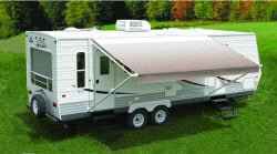 Carefree RV EA176D00 Carefree Fiesta 17' RV Patio Awning, Silver Electric/ Manual – image 1