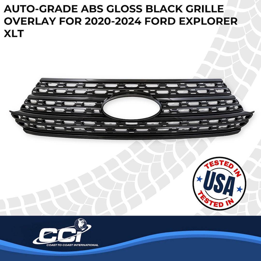 Coast To Coast GI197BLK Gloss Two-Piece Mesh Grille Trim - image 3