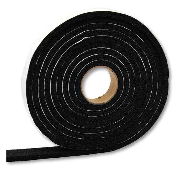 AP Products 0183163810 Black Cap Tape for Doors and Windows