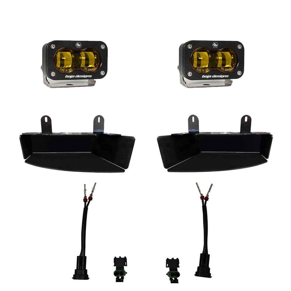 Baja Designs 448170 Ram Amber S2 SAE Fog Light Pair