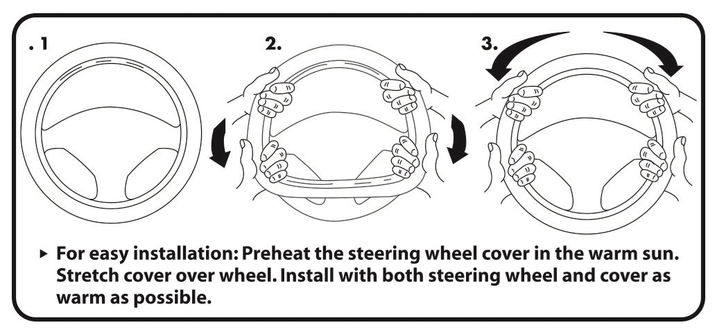 Plasticolor 006498R01 Toyota Deluxe Steering Cover