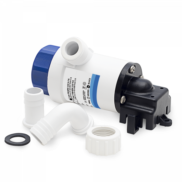 Albin 01-02-007 Low-Profile 750-GPH Bilge Pump, 12V