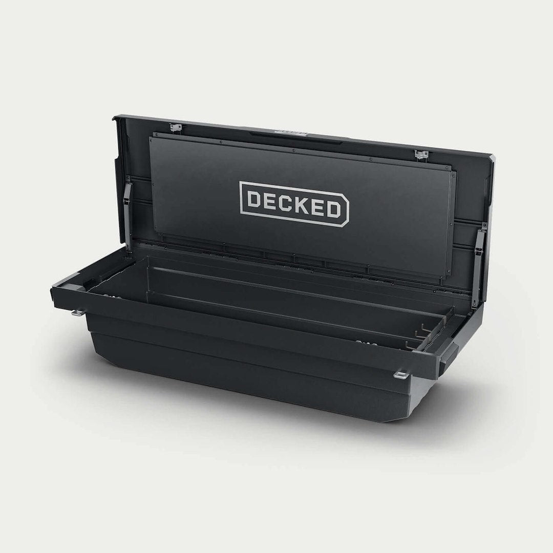 Decked Dtb2t22-Blk Locking Crossover Storage Box