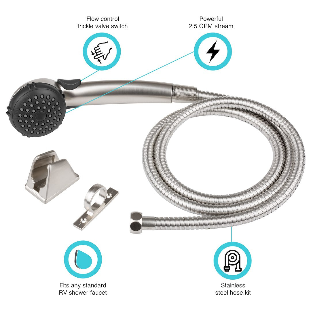 Dura Faucet Df-Sa400k-Sn Shower Head - image 5