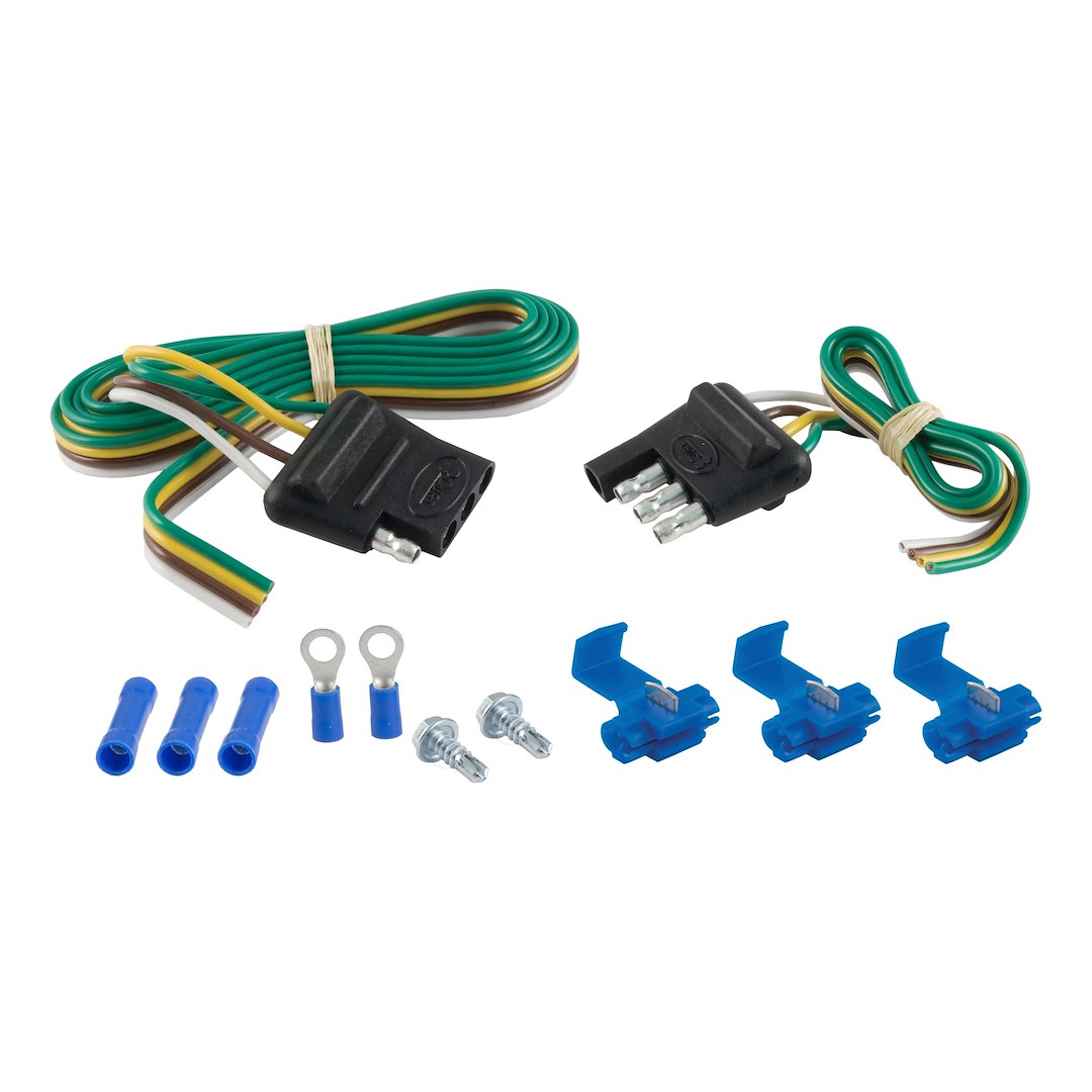 CURT Fully Universal 4 Flat Trailer Wiring Connector (58305)