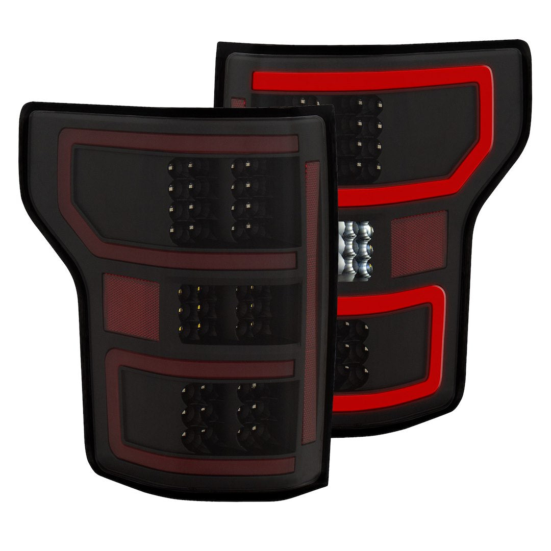 ANZO USA 321338 F-150 Clear-Lens LED Tail-Light Pair, Black - image 2