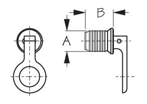 Sea Dog 520070-1 Snap-Handle Drain Plug