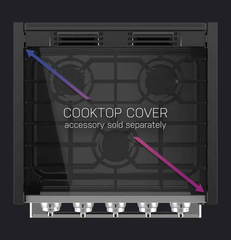 GE Appliances PLU621RWSS GE Profile 3-Burner Propane RV Cooktop, Black/Gray – image 6
