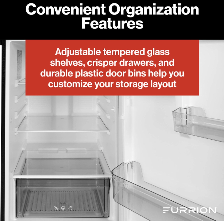 Furrion 2024120714 12V DC RV Fridge, 10.6 Cu. Ft. Dual Door – image 6