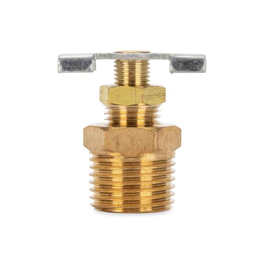 Camco 11703 Brass 1/2-Inch NPT Water Heater Drain Valve
