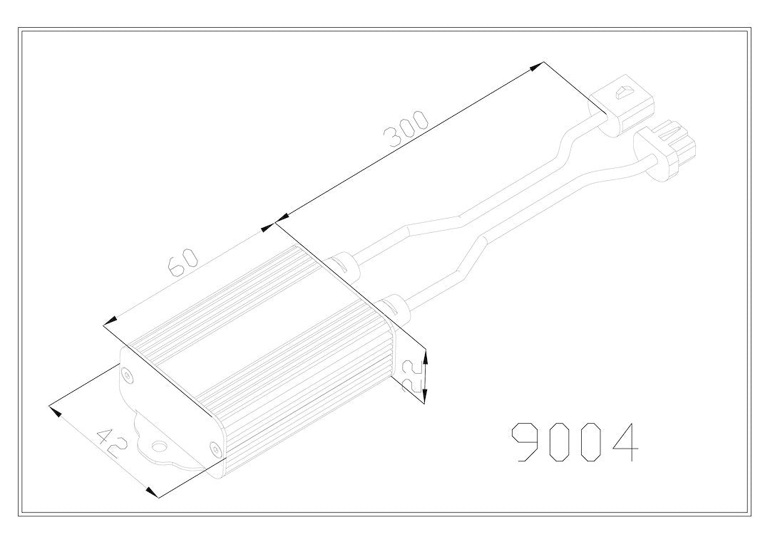 ARC Lighting 20942 Tiny Monster Decoder Harness for 9004 - image 2