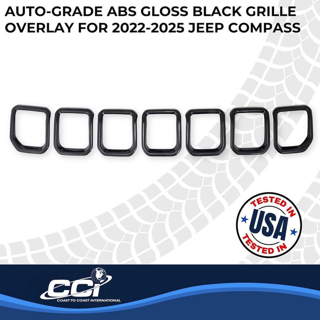 Coast To Coast GI194BLK Gloss Seven-Piece Bar Grille Trim - image 3