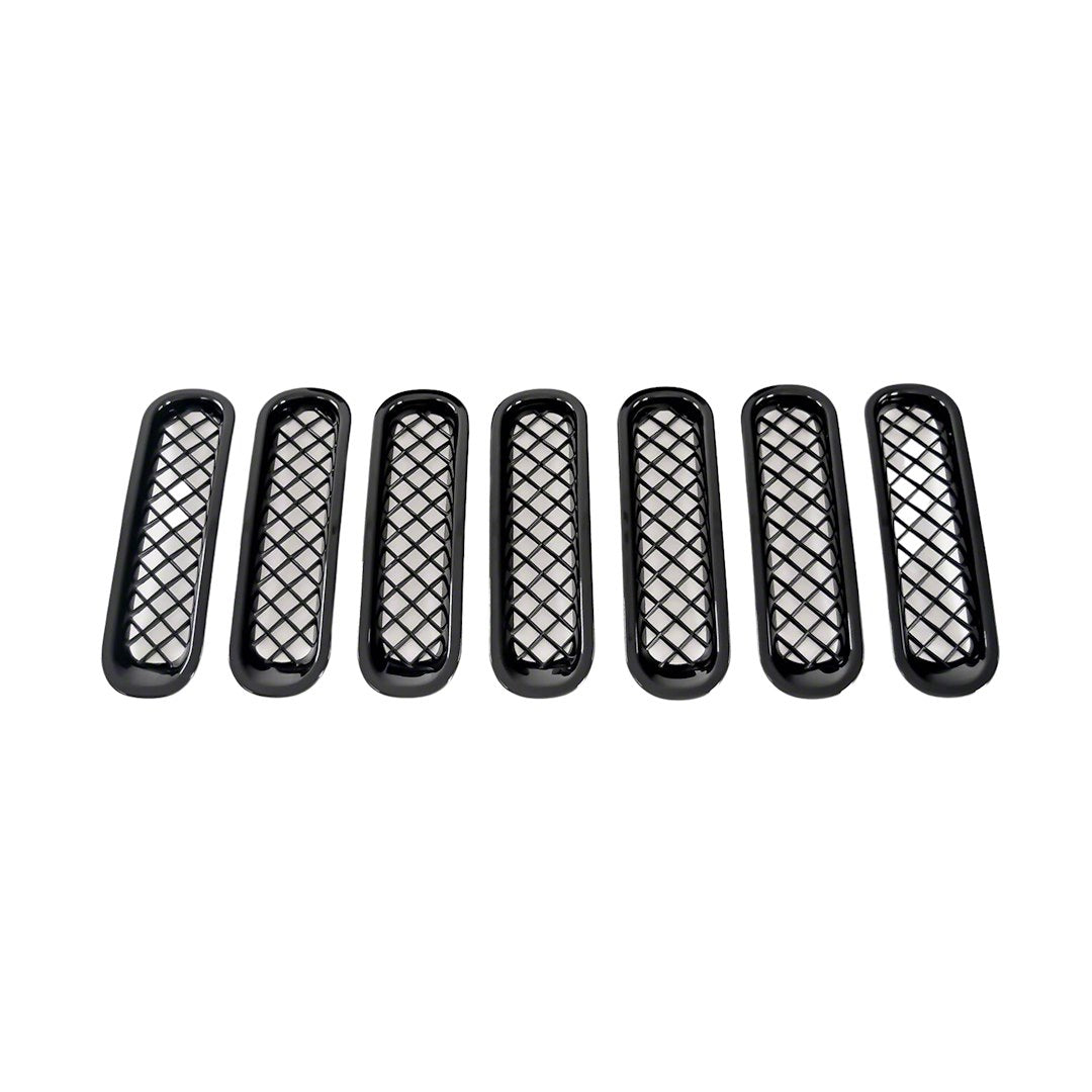 Coast To Coast GI414BLK Wrangler JK Gloss Mesh Grille Trim - image 1