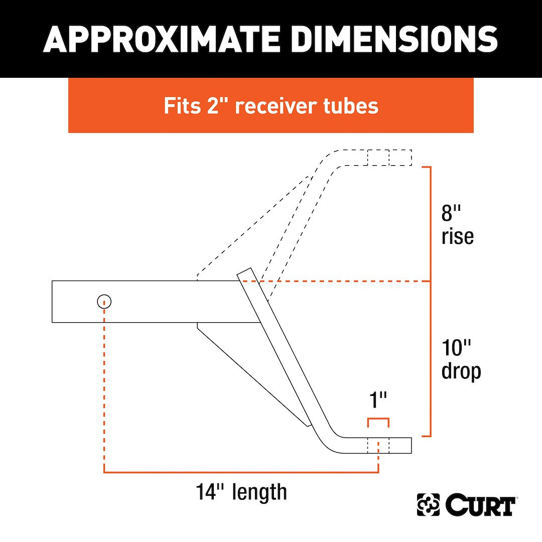 Curt 45112 Trailer Hitch Ball Mount - image 6