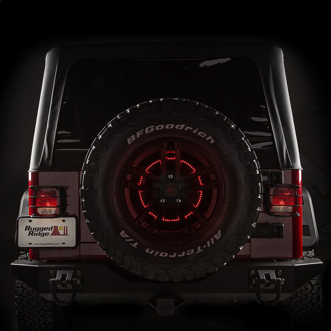 Rugged Ridge 11585.04 Accessory Spare Tire LED Brake Ring