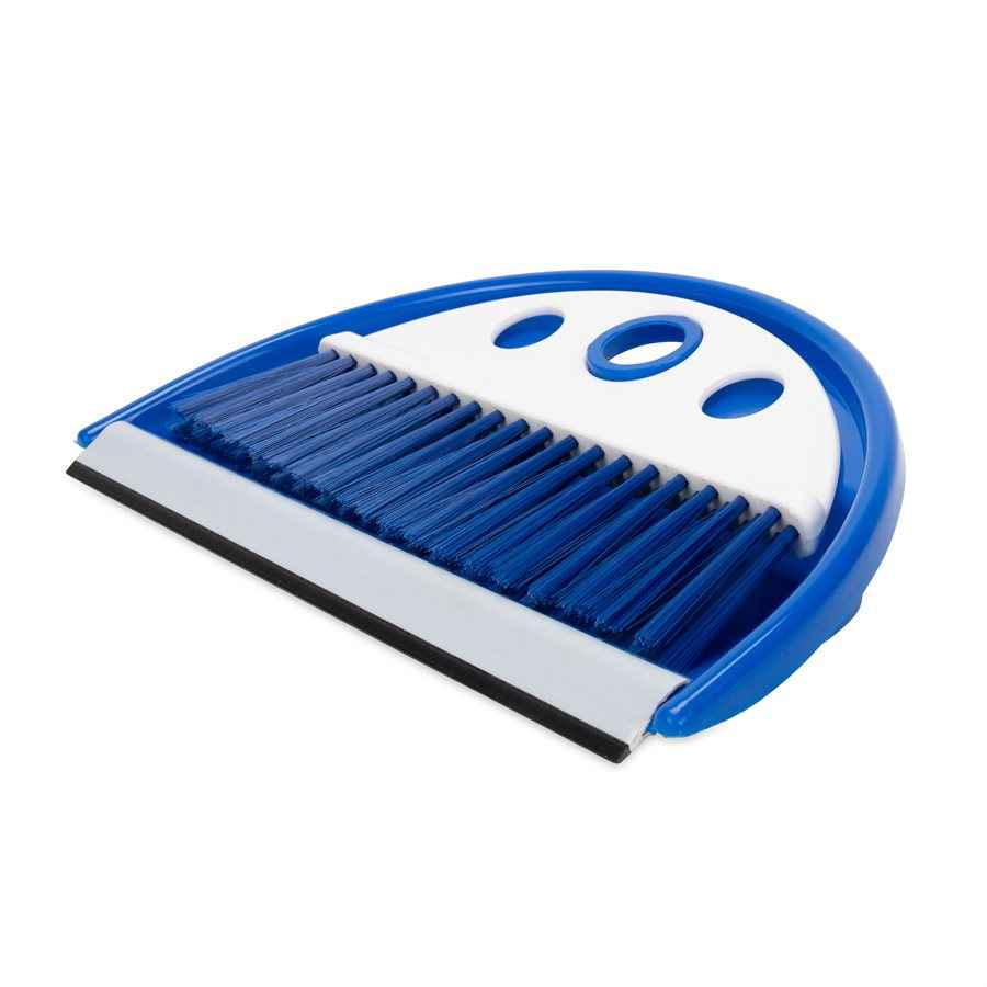 Camco 43945 Compact Dustpan and Blue Whisk Broom Set