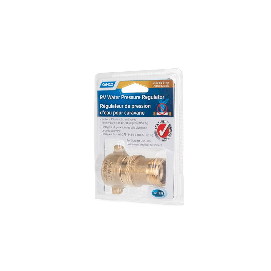 Camco Fresh Water Pressure Regulator (40055) – End Size1: 3/4 Inch