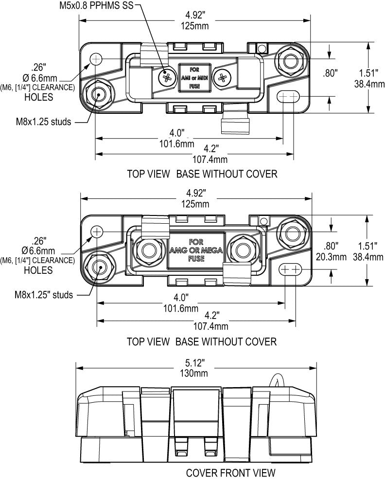 Blue Sea 7721-Bss Fuse Block - image 2