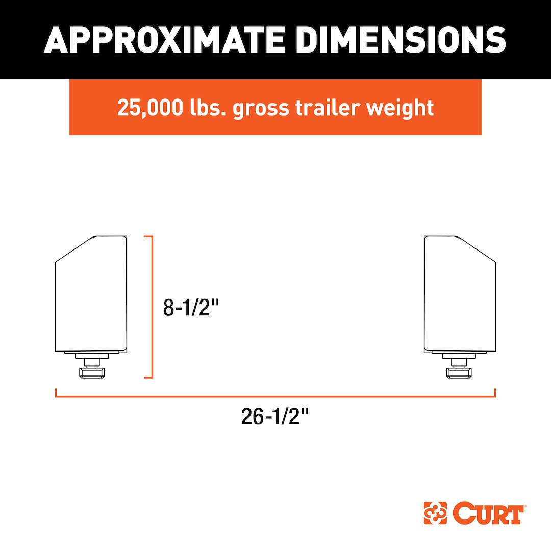 Curt 16029 Fifth Wheel Trailer Hitch Head Support - image 6