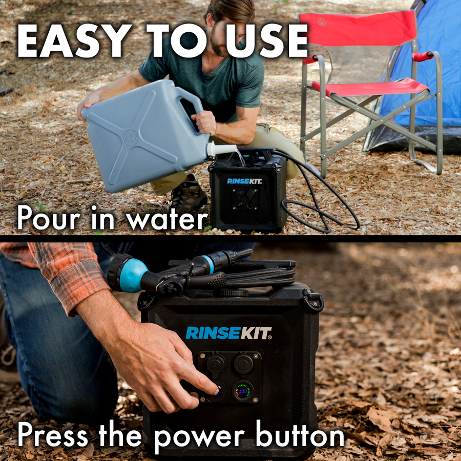 RinseKit 857007006357 Cube Portable Camp Shower