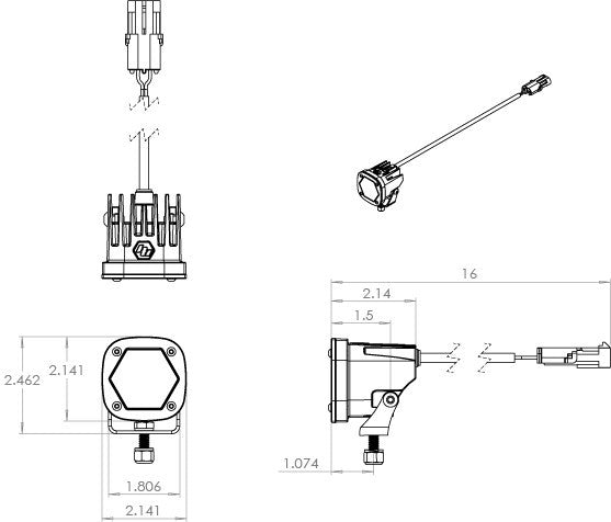 Baja Designs 387806 S1 Clear Work/Scene LED Pod Kit - image 3