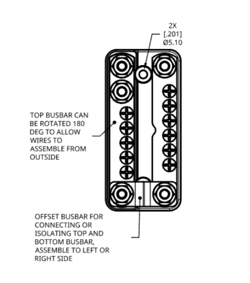 Egis 6200-225 Electrical Connection Busbar