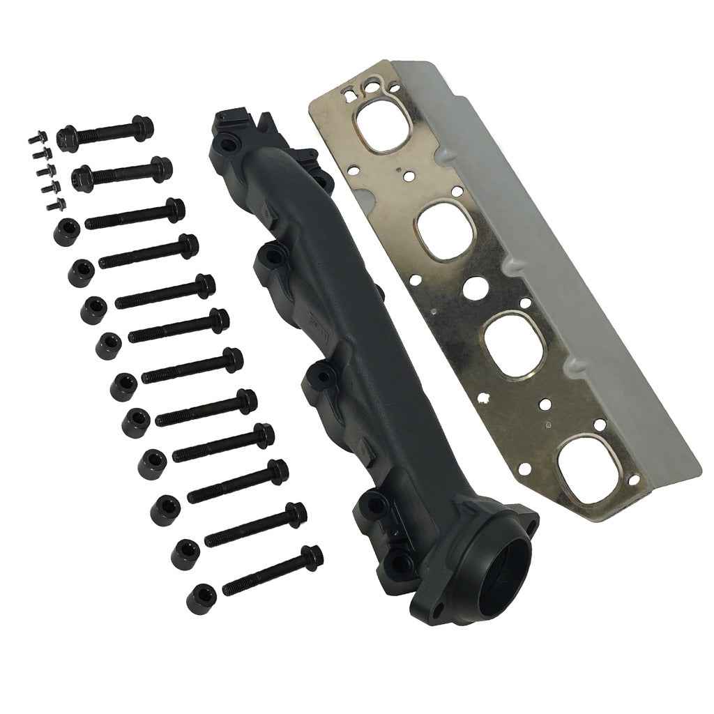BD Diesel 1041469 POR 15 Passenger-Side Iron Exhaust Manifold - image 1