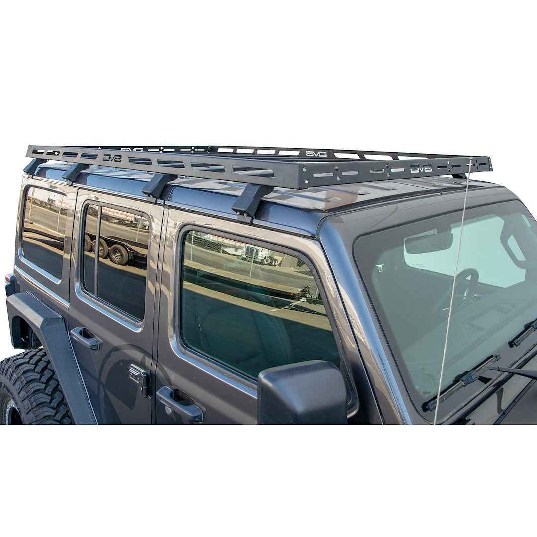 DV8 Offroad Gutter-Mount Roof Rack - Jeep Wrangler, 200 lb – RRJL-01