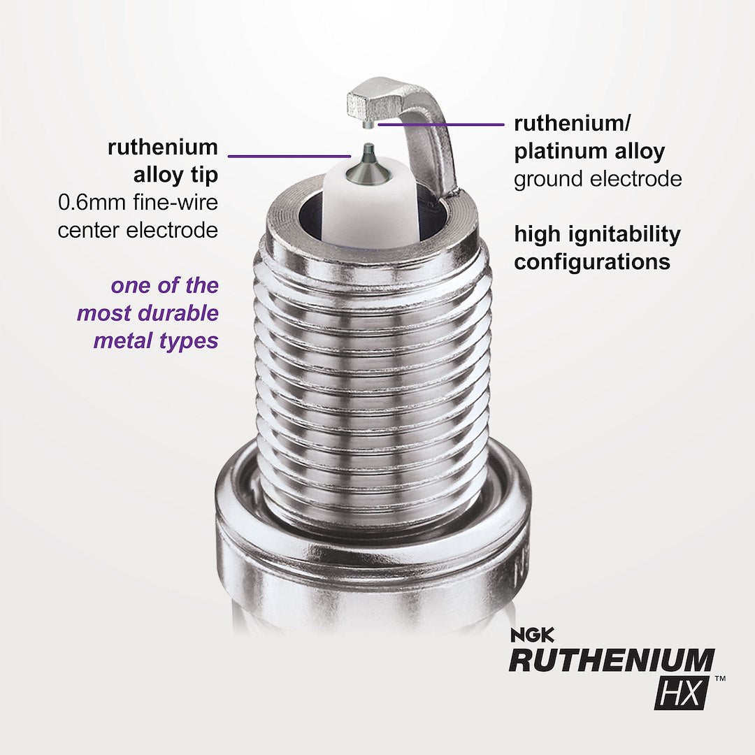 NGK Ruthenium HX Spark Plug 90495