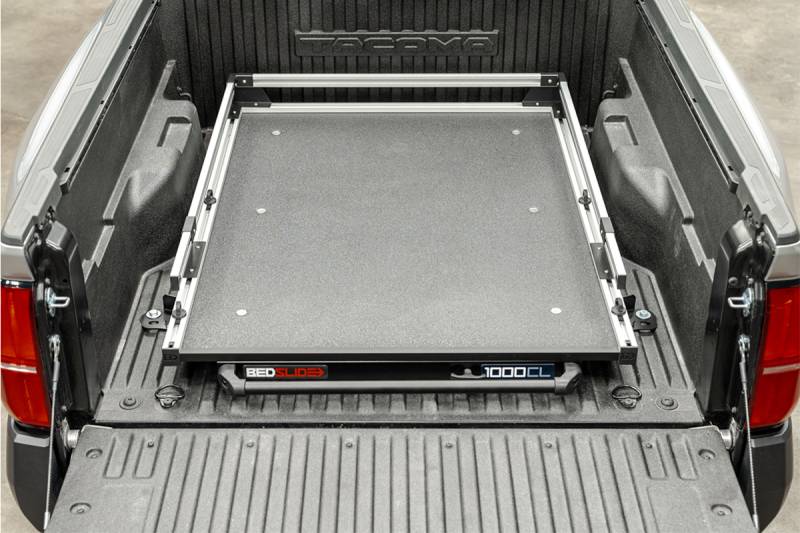 Bedslide TC10-5841-CLS Silver Tacoma 58x41-1/2 Composite Slide - image 1