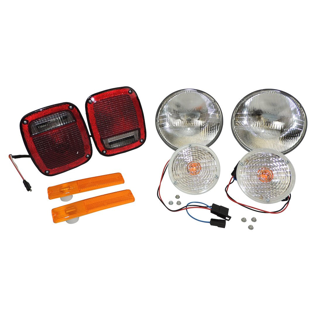 Crown Automotive LK1 OE Headlight and Marker/Tail Lamp Package - image 1
