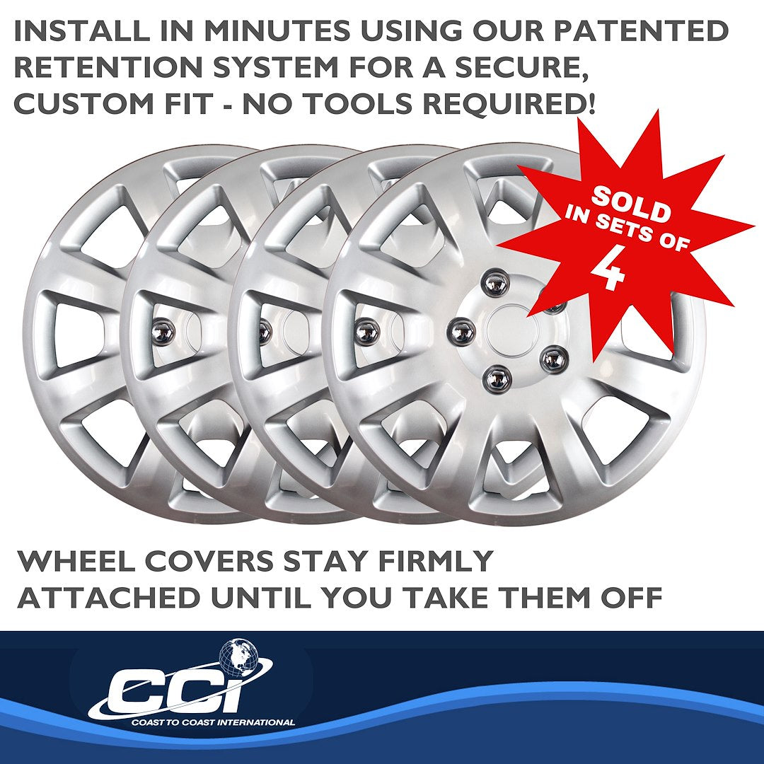 Coast To Coast 44216S Eight-Spoke Wheel-Cover Set for Galant - image 4