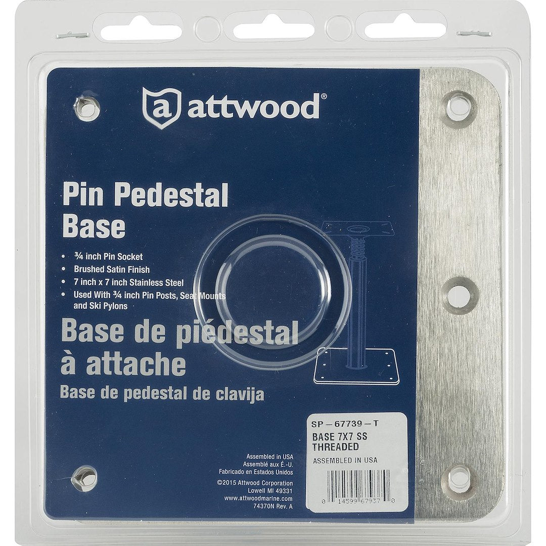 Attwood Marine Sp-67739-T Boat Seat Pedestal Base Plate - image 9