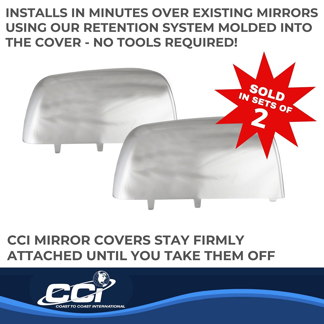 Coast To Coast MC67509R Colorado/Canyon Clip-On Mirror Top Set - image 3