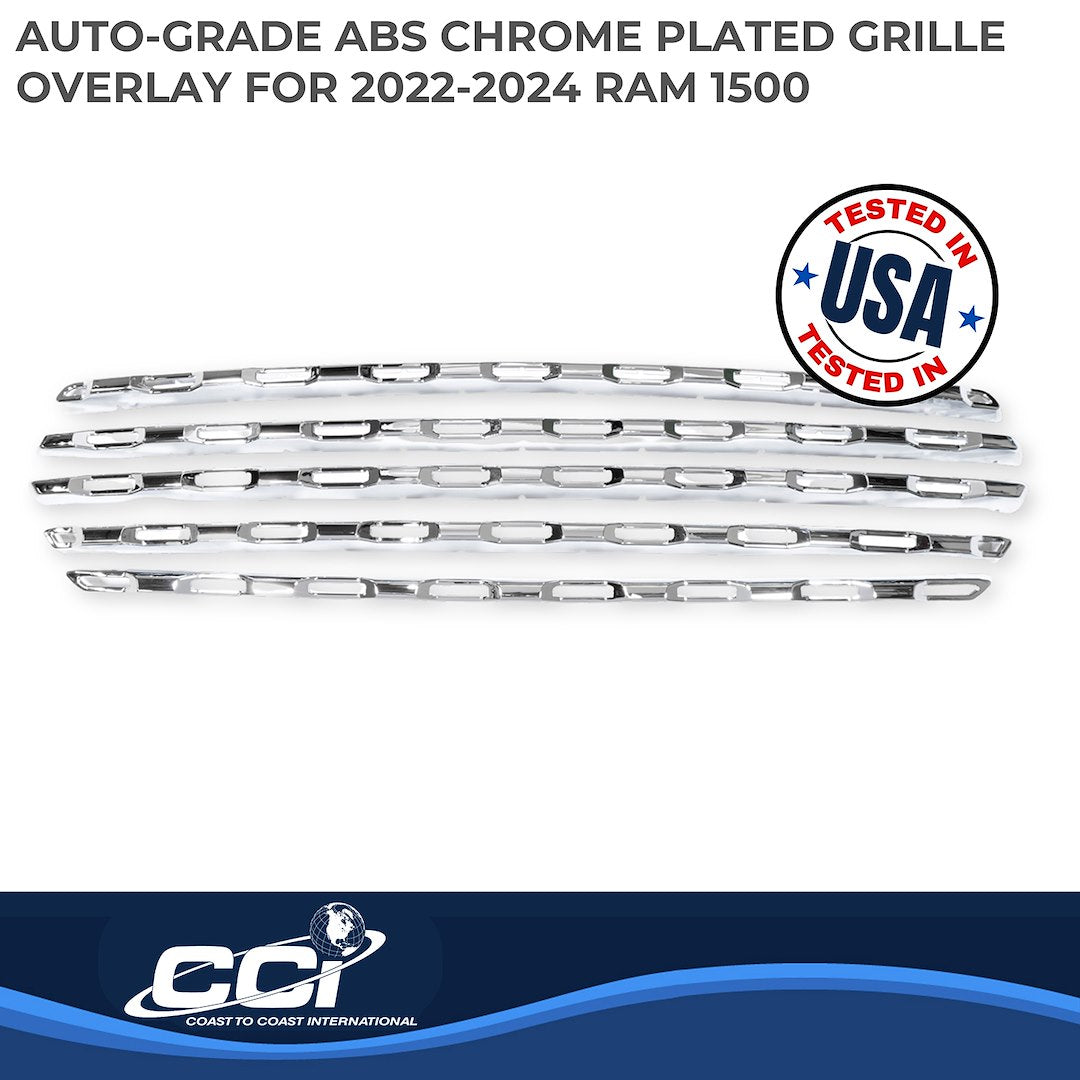 Coast To Coast GI189 Ram 1500 Big Horn Chrome Grille Trim - image 2