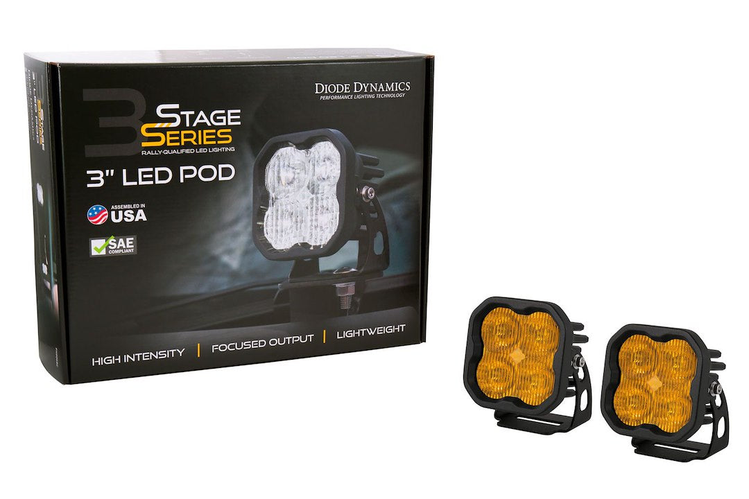 Diode Dynamics DD6910P SS3 Max Amber Fog Pod Kit